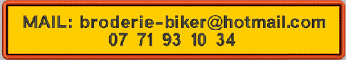 broderie  et couleurs biker, make your patch on demand 